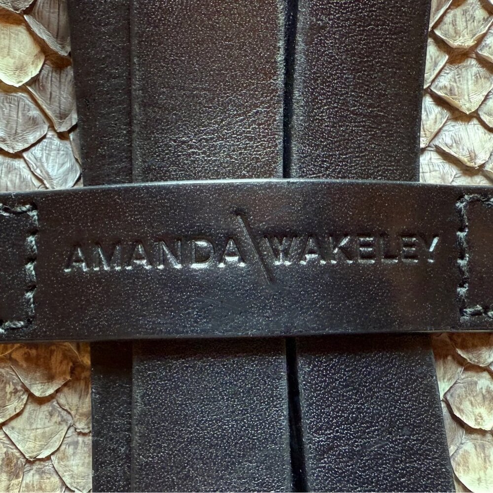 How Gorgeous Is This!! Amanda Wakeley Python Clut… - image 7